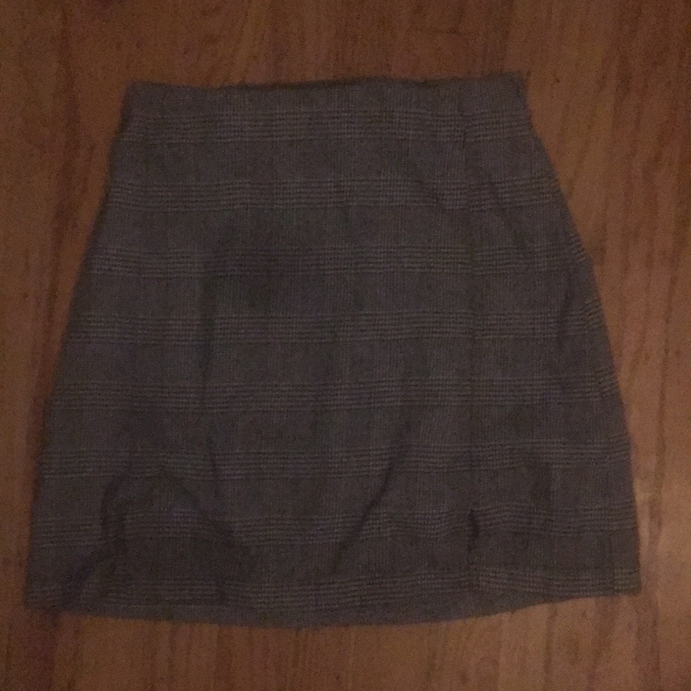 john galt checkered skirt
